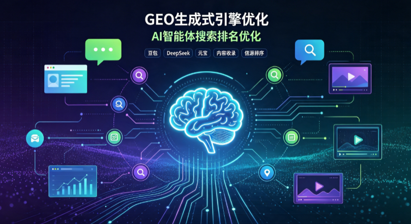 蛟河市GEO 浪潮来袭：生成式引擎优化崛起，创作者争抢豆包、DeepSeek、元宝智能体流量入口